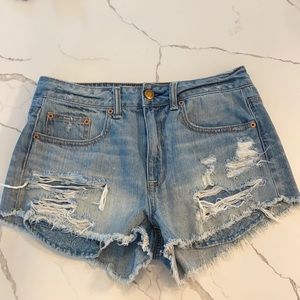 American Eagle Hi-Rise Festival Jean Shorts